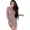Chilirose - Robe Cr 4334 Multicolore S/M